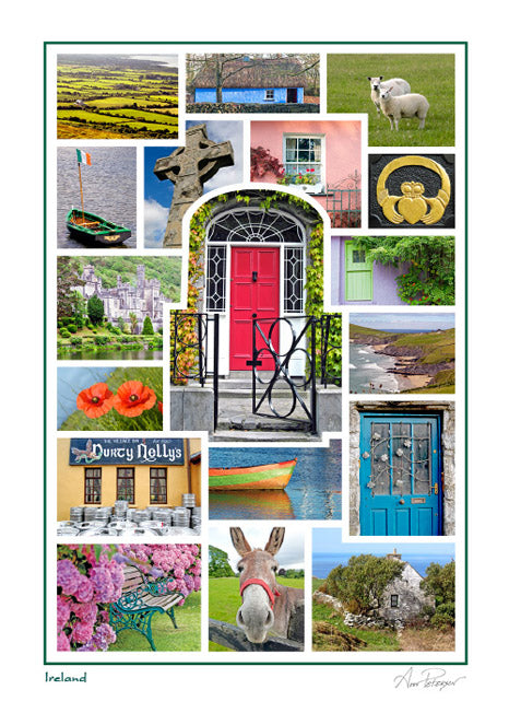 Ireland Photo Collage Card