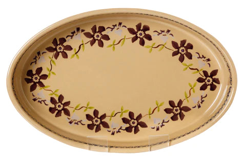 Clematis Oval Platter