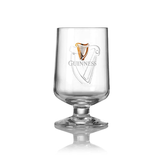 Guinness Embossed Stem Glass