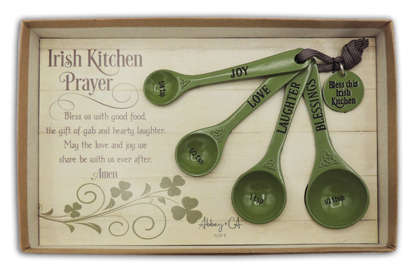 Green Irish Measuring Spoons