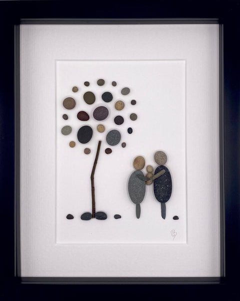 New Arrival Irish Pebble Art- 8"x10" Frame