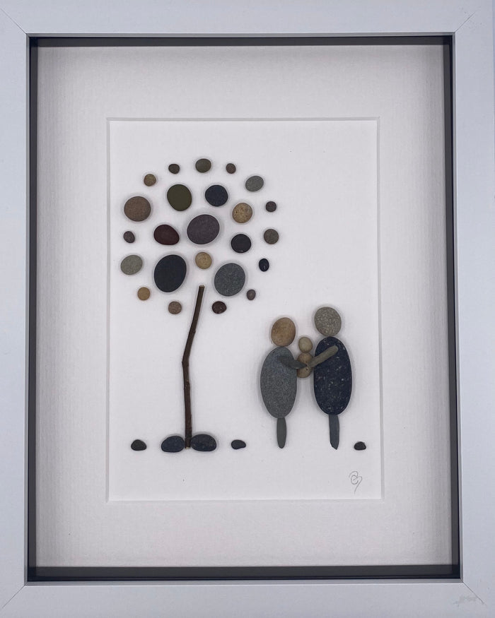 New Arrival Irish Pebble Art- 8"x10" Frame