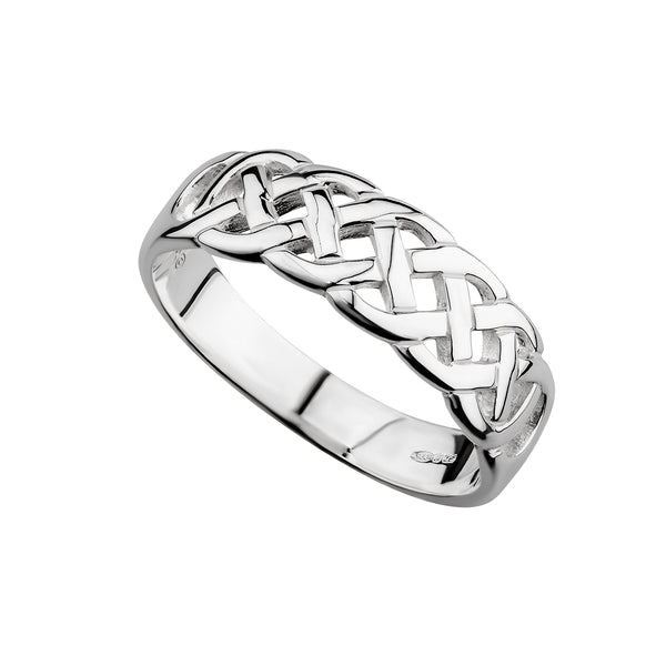 Sterling Silver Woven Celtic Knot Ring