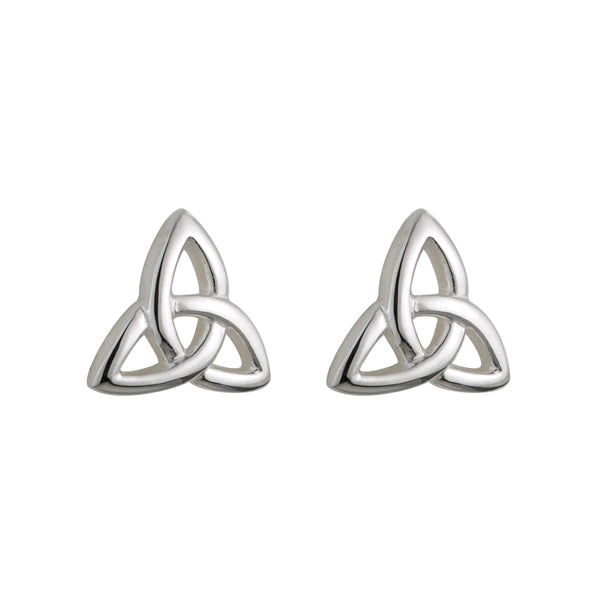 Kid's Sterling Silver Trinity Knot Stud Earrings