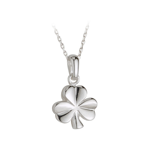 Sterling Silver Shamrock Necklace