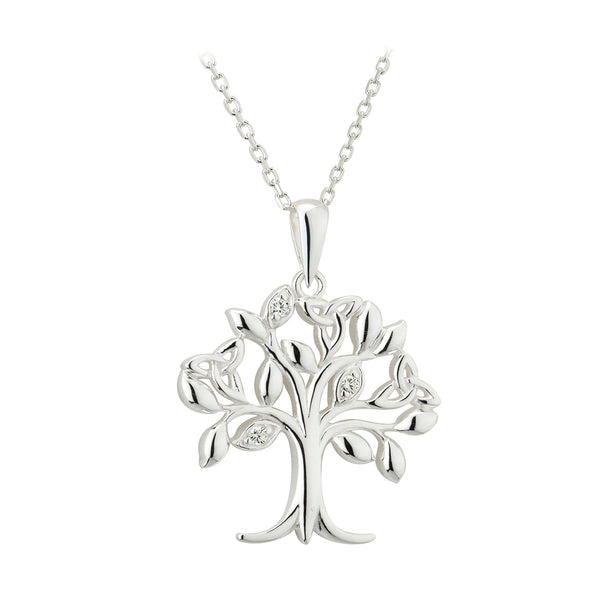 Sterling Silver Celtic Tree of Life Necklace