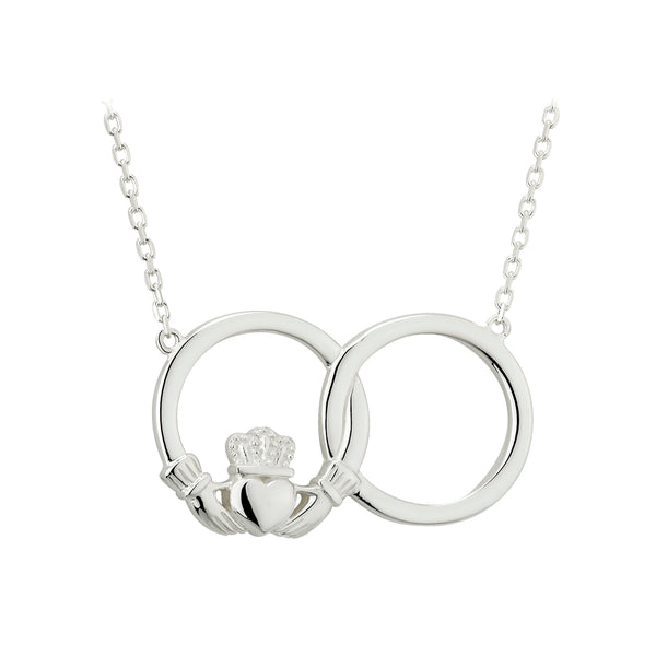 Sterling Silver Claddagh Necklet