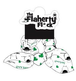 White Flaherty Flock Sheep Scrunchie