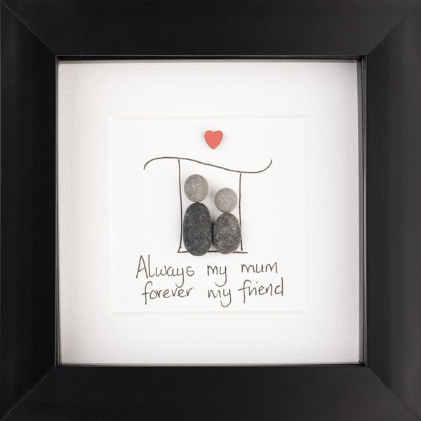 Always My Mum Irish Pebble Art - 4"x4" - The Celtic Gift Store - Decor