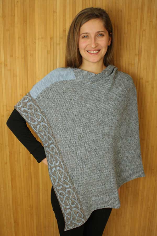 Bill Baber Wallace Shawl - Granite - The Celtic Gift Store - Scarves & Shawls