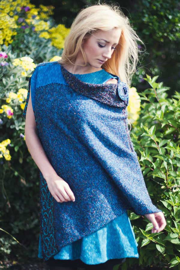 Bill Baber Wallace Shawl - Ocean - The Celtic Gift Store - Scarves & Shawls