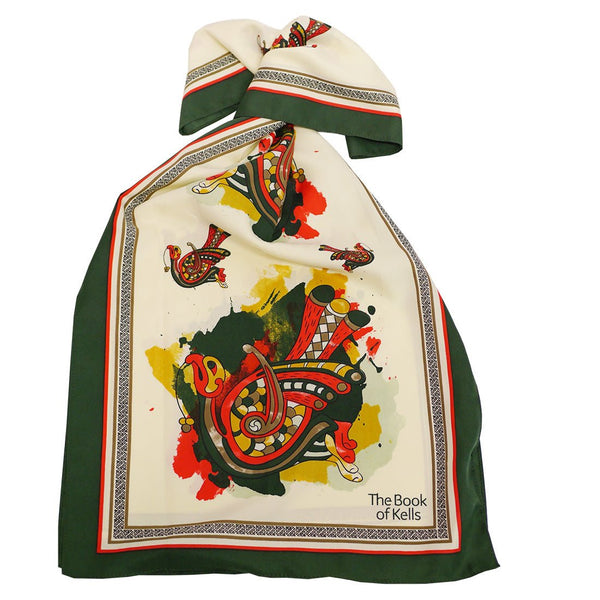 Book of Kells Long Scarf - The Celtic Gift Store - 