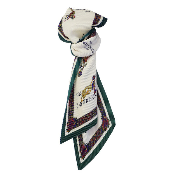 Book of Kells Red and Purple Celtic Crinkle Scarf - The Celtic Gift Store - Scarves & Shawls