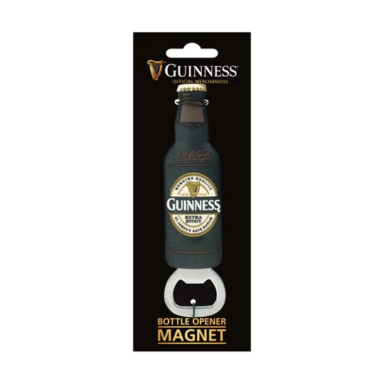 Guinness Bottle Shape Bottle Opener Magnet