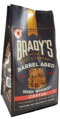 Brady's Coffee Barrel Aged Irish Whiskey Coffee - Ground - The Celtic Gift Store - Tea and Coffee
