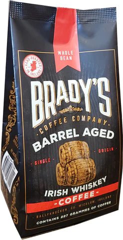 Brady's Coffee Barrel Aged Irish Whiskey Coffee - Whole Bean - The Celtic Gift Store - Tea and Coffee