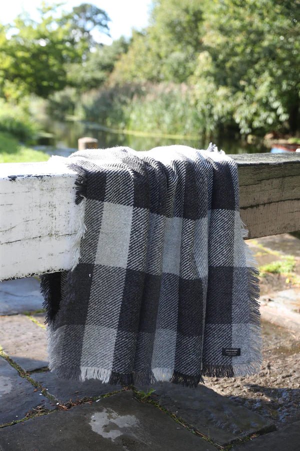 Branigan Weavers Throw - Multi Grey - The Celtic Gift Store - Blankets and Bedding