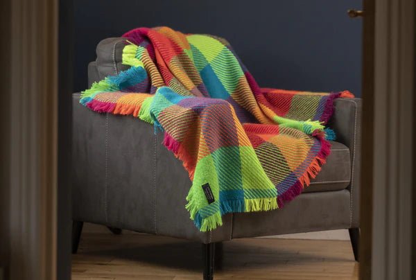 Branigan Weavers Throw - Sunshine - The Celtic Gift Store - Blankets and Bedding