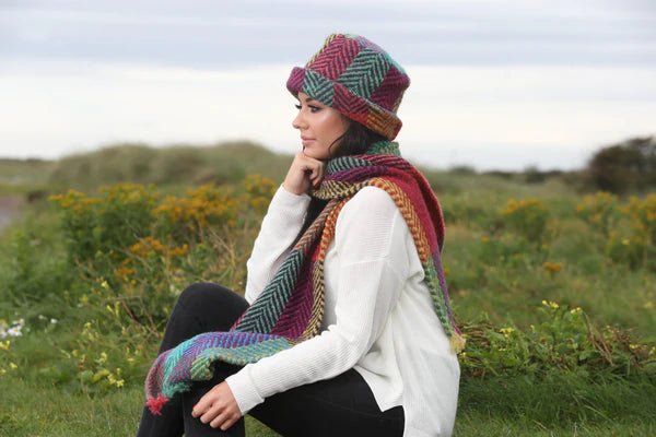 Branigan Weavers Wool Scarf - Light Green - The Celtic Gift Store - 