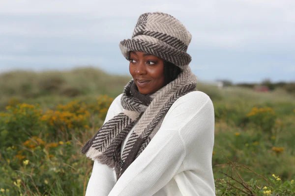 Branigan Weavers Wool Scarf - Multi Brown - The Celtic Gift Store - 