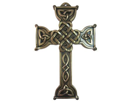 Bronze Love Cross - The Celtic Gift Store - 