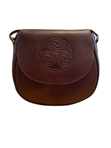 Lee River Hunter Celtic Leather Saddle Bag