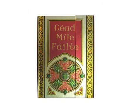 Cead Mile Failte Foil Notebook - The Celtic Gift Store - Notebooks