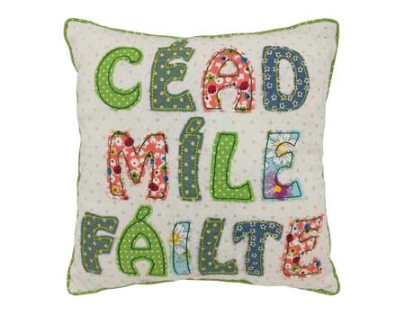 Cead Mile Failte Irish Throw Pillow - The Celtic Gift Store - Decor
