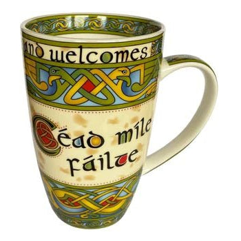 Cead Mile Failte Traditional Irish Greeting Mug - Irish Weave - The Celtic Gift Store - Drinkware