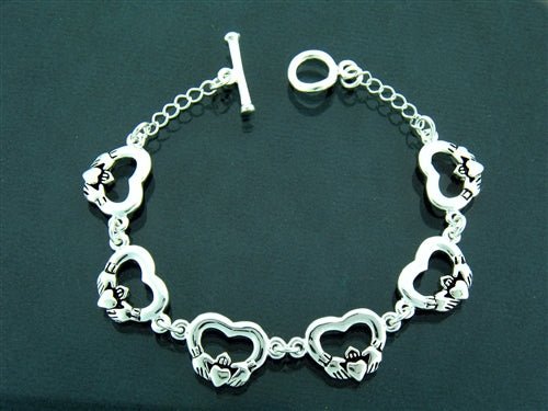 Celtic Claddagh Celebration Bracelet - The Celtic Gift Store - 