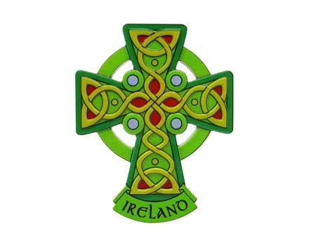 Celtic Cross Ireland Magnet - The Celtic Gift Store - Decor