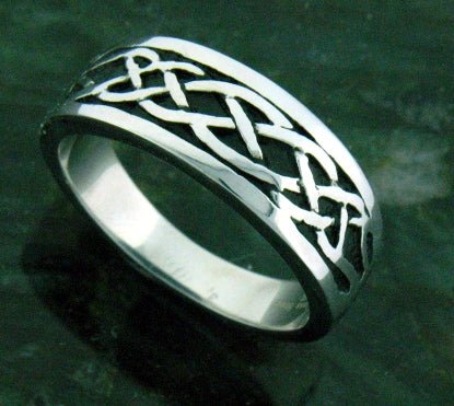 Celtic Knot Stainless Steel Ring - The Celtic Gift Store - 