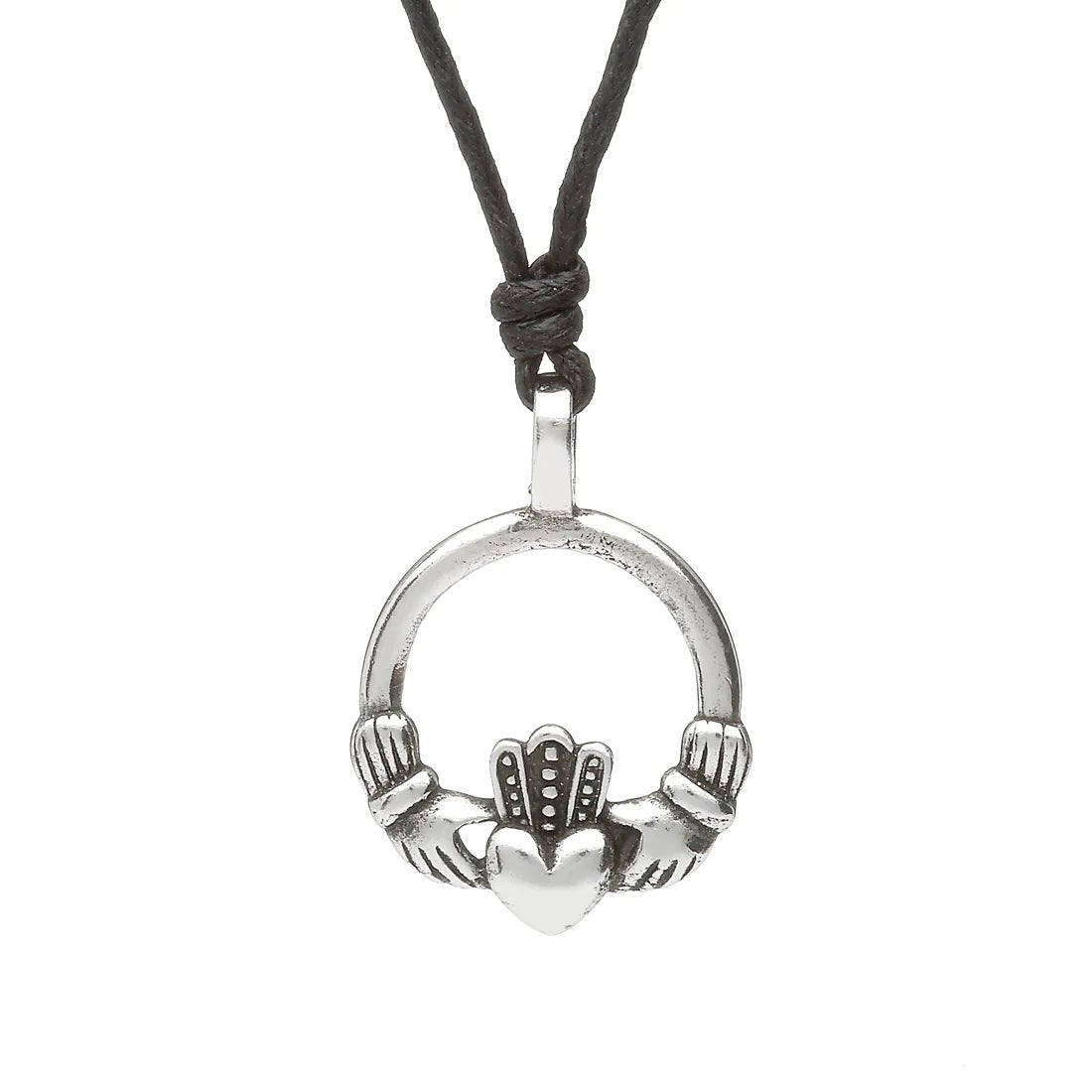 Celtic Legends Pewter Claddagh Necklace - The Celtic Gift Store - Necklaces