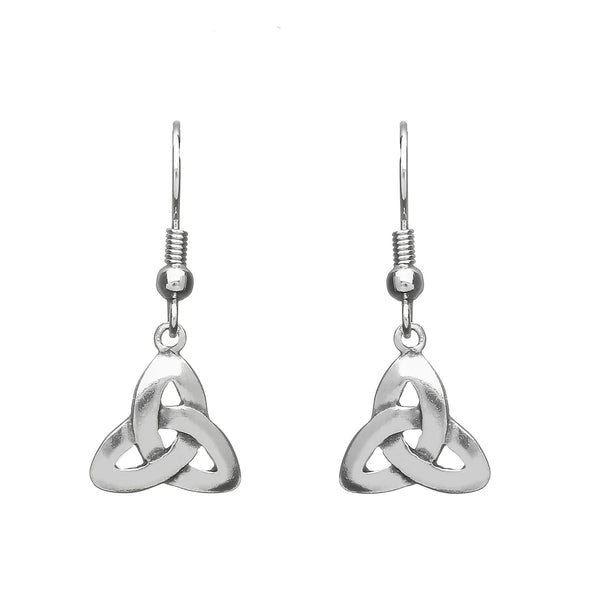 Celtic Legends Pewter Trinity Knot Earrings - The Celtic Gift Store - Earrings