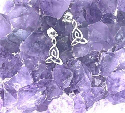 Celtic Mother and Daughter Post Earrings - The Celtic Gift Store - 