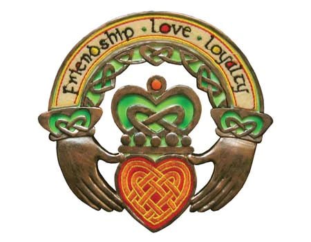 Celtic Threads Claddagh Wall Plaque - The Celtic Gift Store - Decor