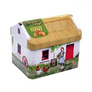 Connemara Cottage Tin of Traditional Irish Toffee - The Celtic Gift Store - Food