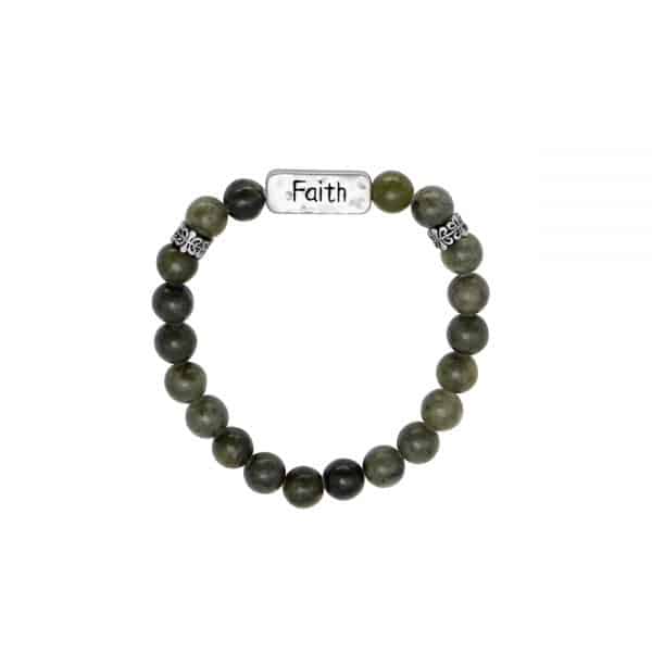 Connemara Marble Faith Message Bracelet - The Celtic Gift Store - bracelets