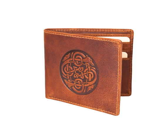 Lee River Cuchulainn Bi-Fold Leather Wallet