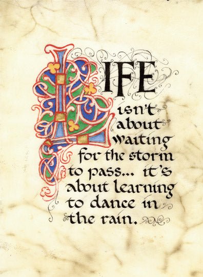Dance in the Rain Greeting Card - The Celtic Gift Store - Decor