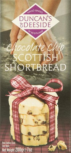 Duncan's Chocolate Chip Shortbread - The Celtic Gift Store - Food