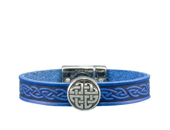 Lee River Celtic Knot Leather Cuff Bracelet