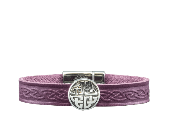 Lee River Celtic Knot Leather Cuff Bracelet