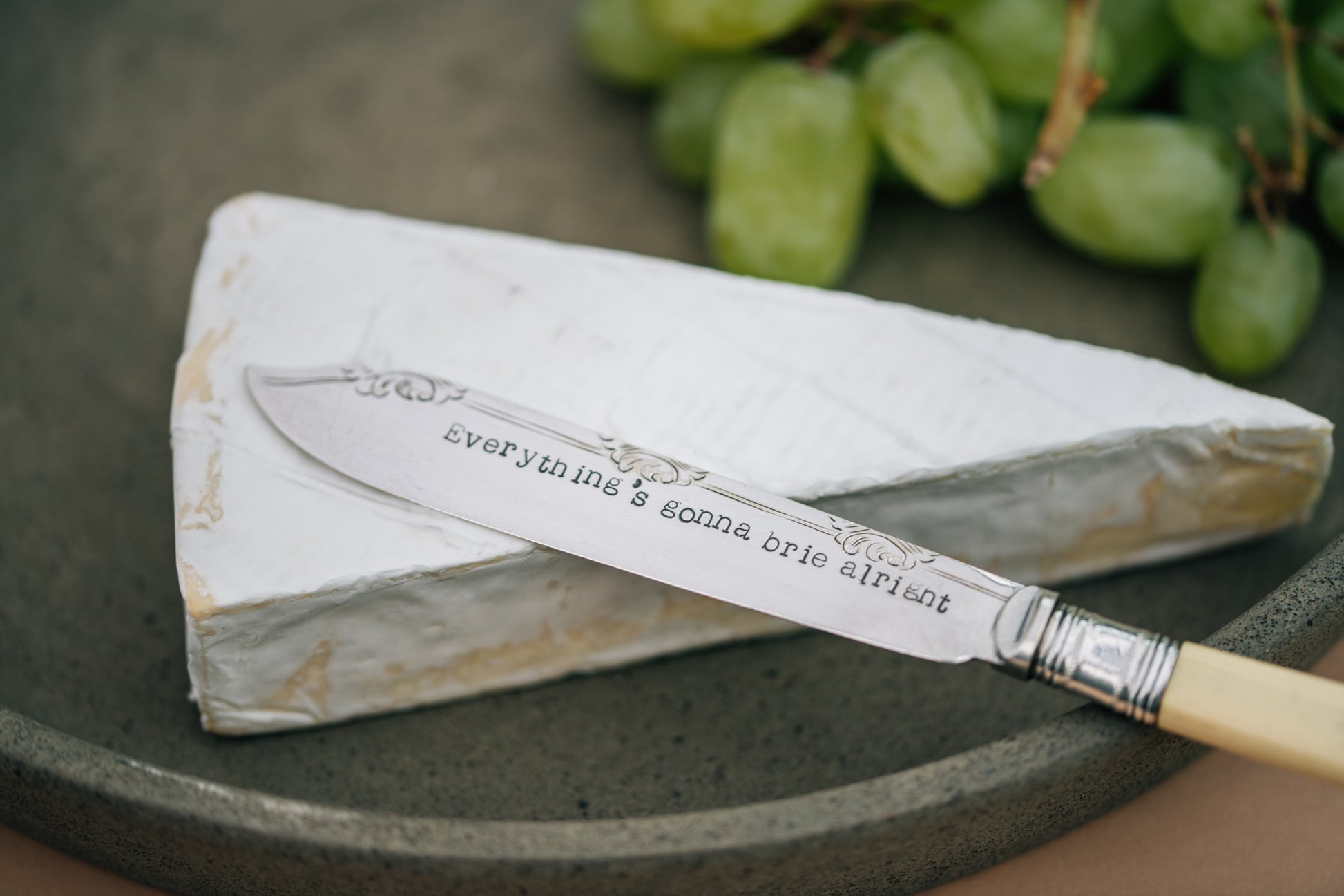 'Everything's gonna brie alright' Cheese Knife - The Celtic Gift Store - 