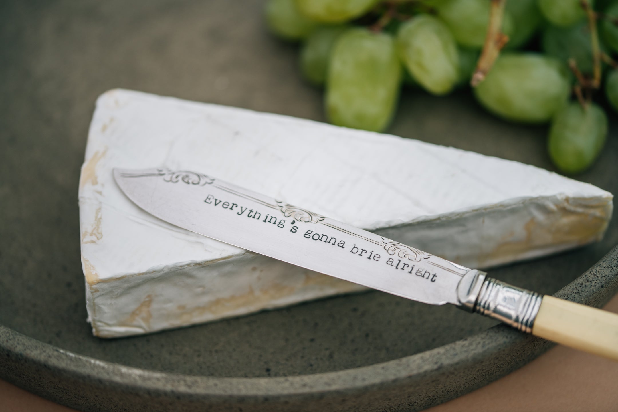 'Everything's gonna brie alright' Cheese Knife - The Celtic Gift Store - 
