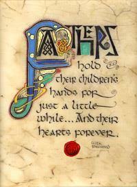 Father's Blessing 8x10 Matted Print - The Celtic Gift Store - Decor