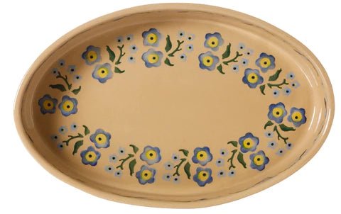 Forget Me Not Oval Platter - The Celtic Gift Store - 