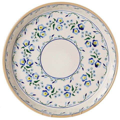Forget Me Not Quiche Dish - The Celtic Gift Store - 