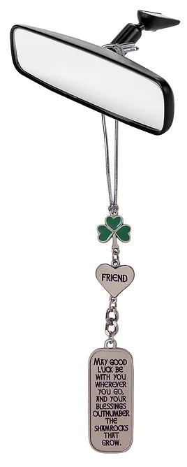 Irish Blessing Friend Car Charm