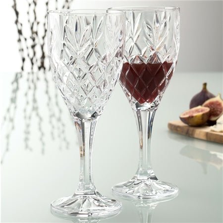 Galway Crystal Renmore Goblet Glass Pair - The Celtic Gift Store - Drinkware Sets